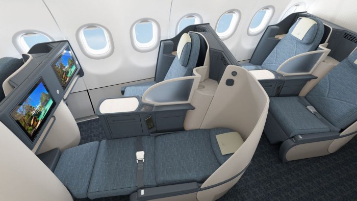 А320 Neo Аэрофлот салон