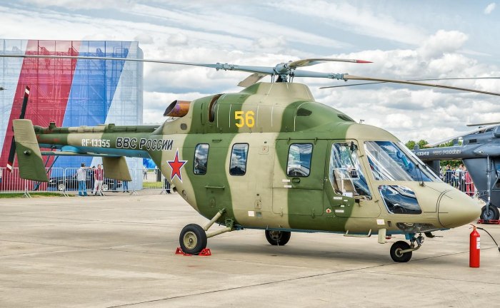 Вертолет Ансат военный