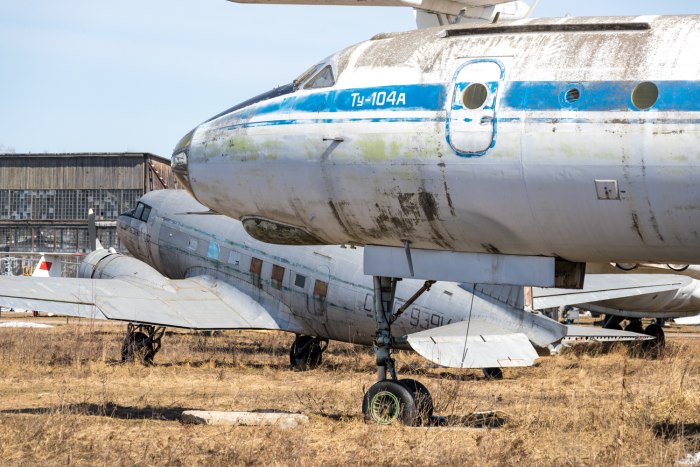 Самолет Туполева ту 104