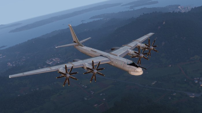 Бомбардировщик медведь ту-95