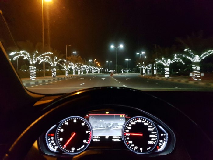 Ночные покатушки на Audi a6