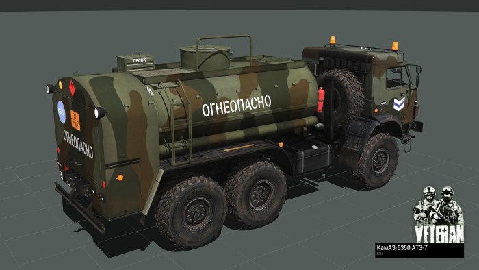 КАМАЗ 4310 топливозаправщик военный