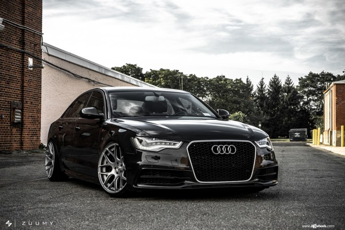 Audi a6 c7 черные диски