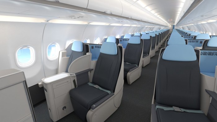 Airbus a321neo салон