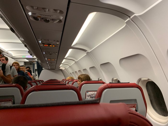 Самолет Аэрбас 321 салон