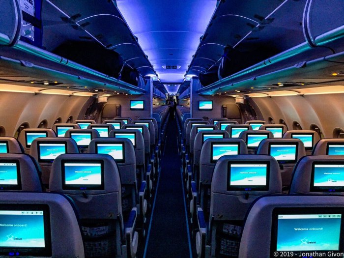 Airbus a321 салон