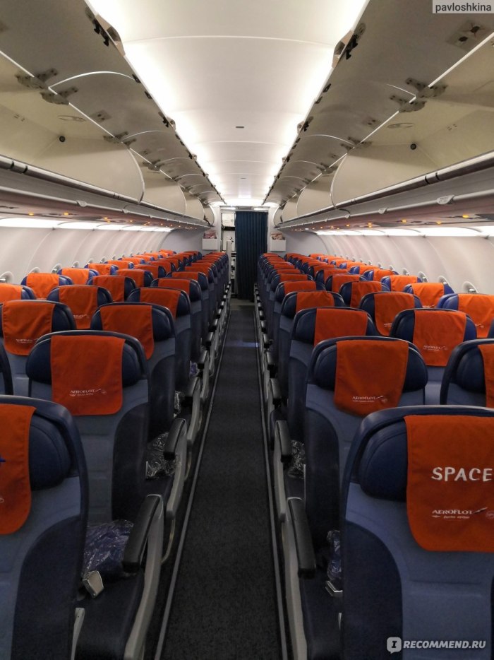 Airbus a321 салон