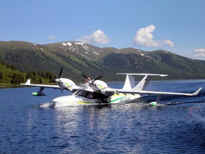Самолет амфибия Чайка