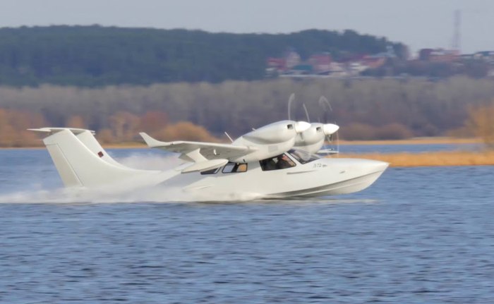 Самолет-амфибия л-42 "Чайка"
