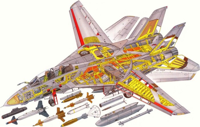 Компоновочная схема ф-14 Томкэт