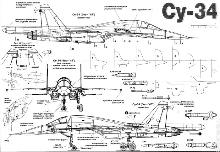 Су 35 схема