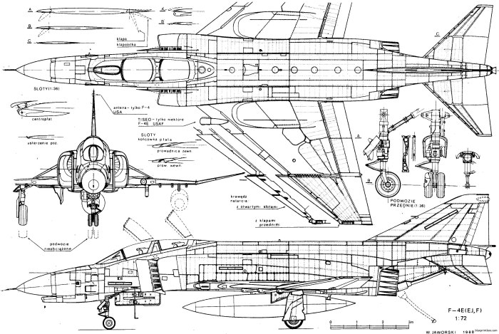 F-4 Phantom Blueprint