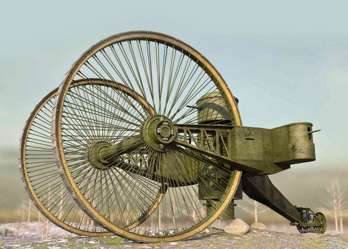 Танк Николая Лебеденко 1915