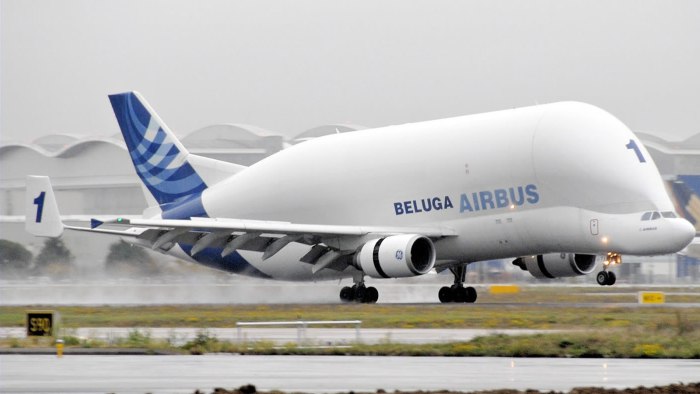 Airbus a300-600st Beluga внутри