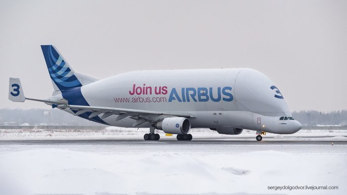 Airbus Beluga в Новосибирске