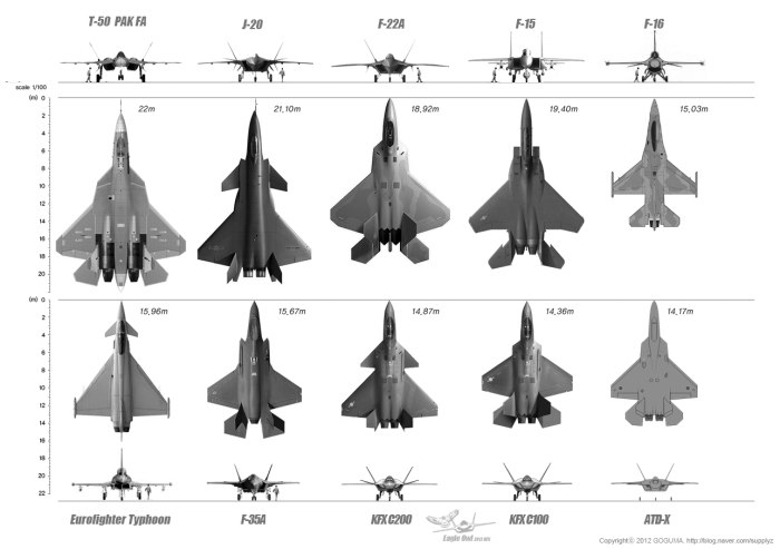 ТТХ F-22 И F-35
