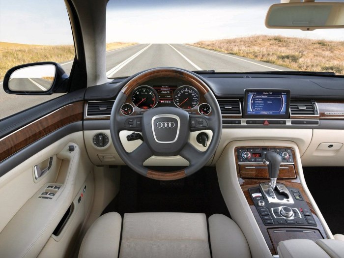 Audi a8 d3 салон