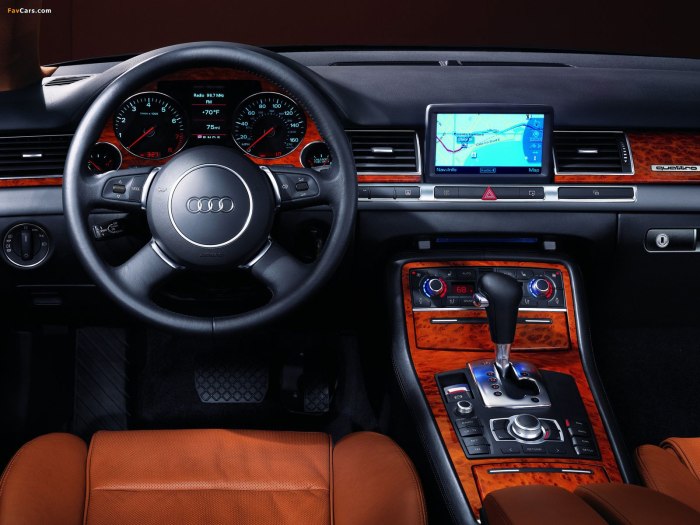 Audi a8 d3 салон