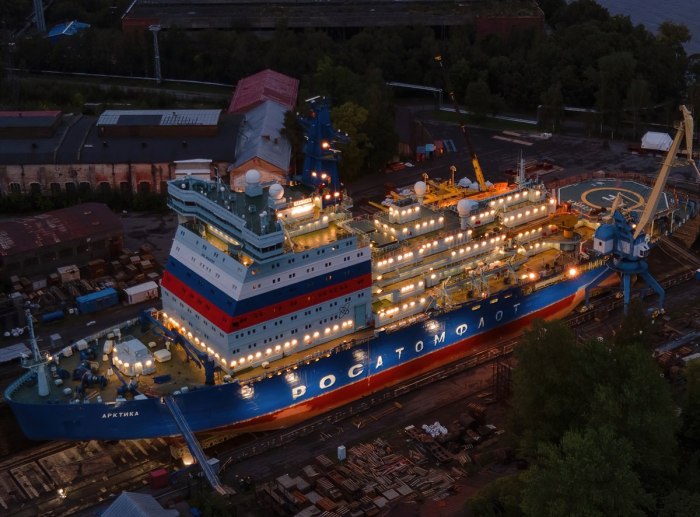 Сибирь атомный ледокол проекта 22220