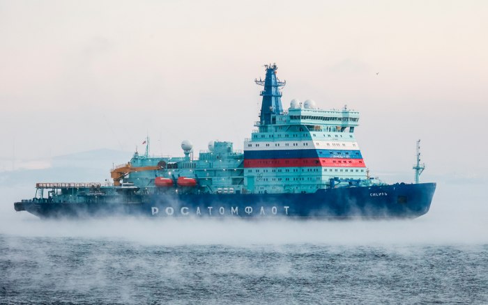 Сибирь атомный ледокол проекта 22220