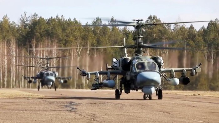 Боевой ударный вертолет ка-52 Аллигатор