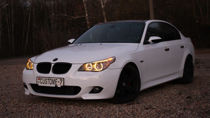 BMW m5 e60 белая
