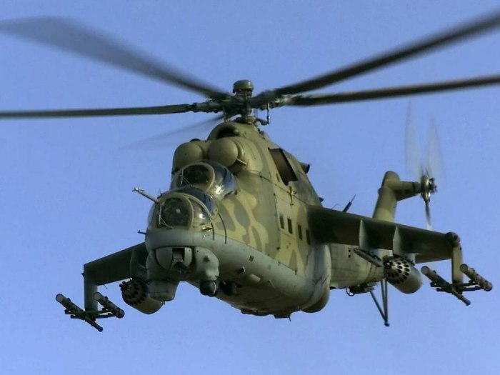 Военный вертолёт ми 24