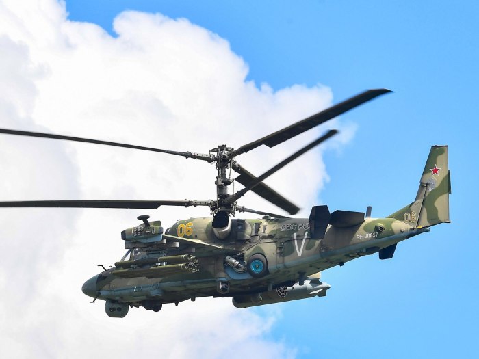 Вертолет ка-52 "Аллигатор"