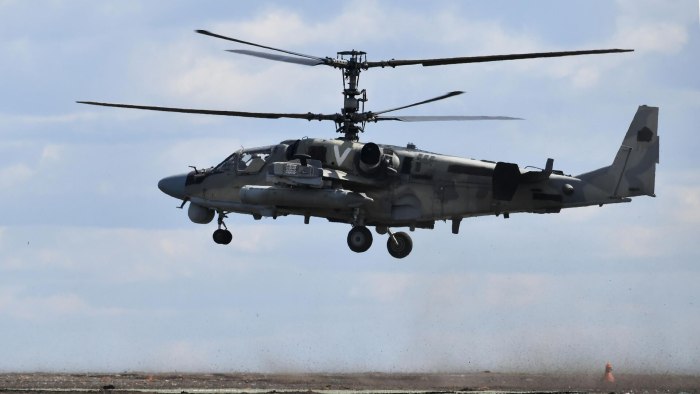 Вертолёты России военные ка-52