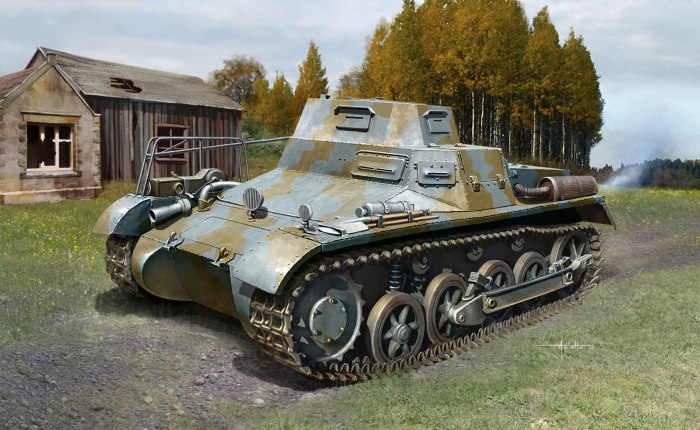 Легкий танк PZ Kpfw i (SD KFZ 101)