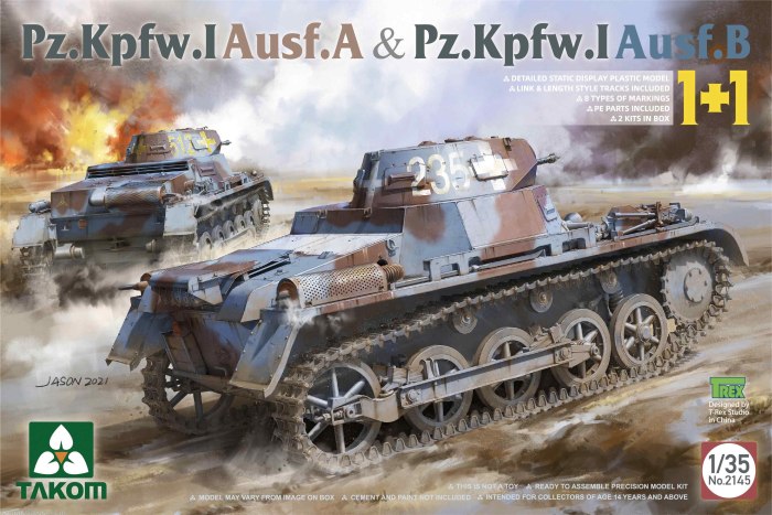 Takom PZ I Ausf b 1/16