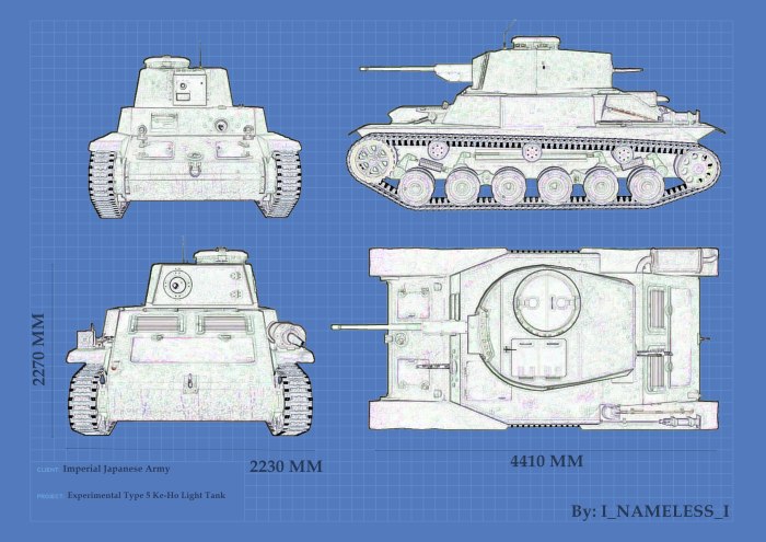 Type 98 ke-ni чертёж