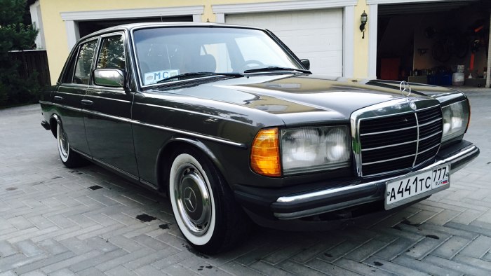 Мерседес w123 с круглыми фарами