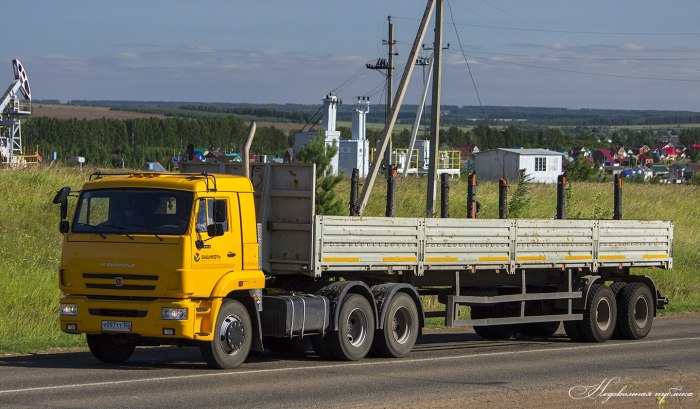 КАМАЗ 65116 С полуприцепом