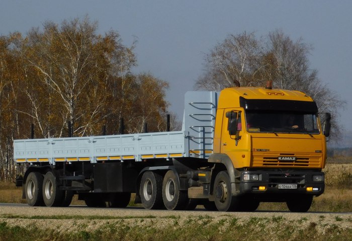 КАМАЗ 6460 желтый