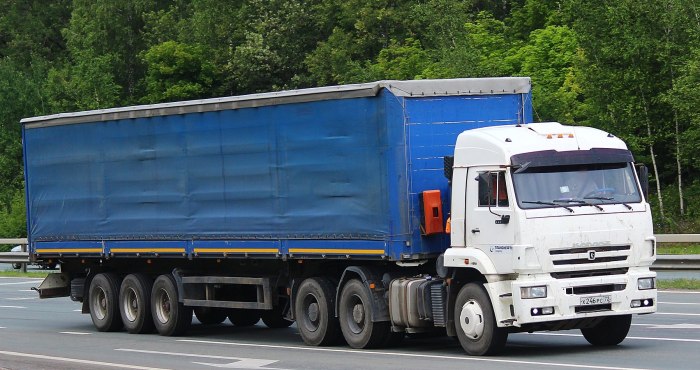КАМАЗ 6460 С полуприцепом
