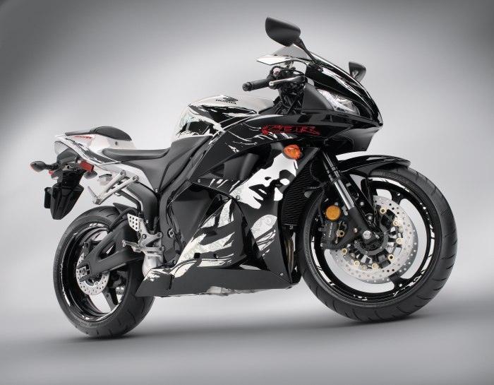 Honda cbr600rr Black