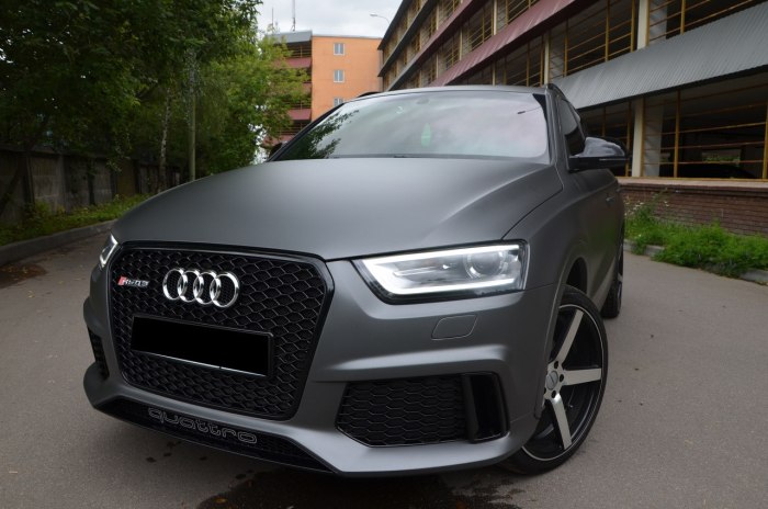 Audi q7 матовый графит