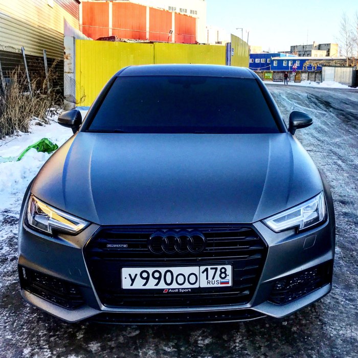 Audi a4 b9 в пленке