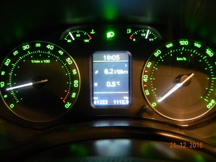 Приборная панель Skoda Octavia a4 maxidot