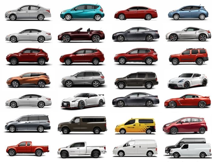 Nissan Модельный ряд 2017