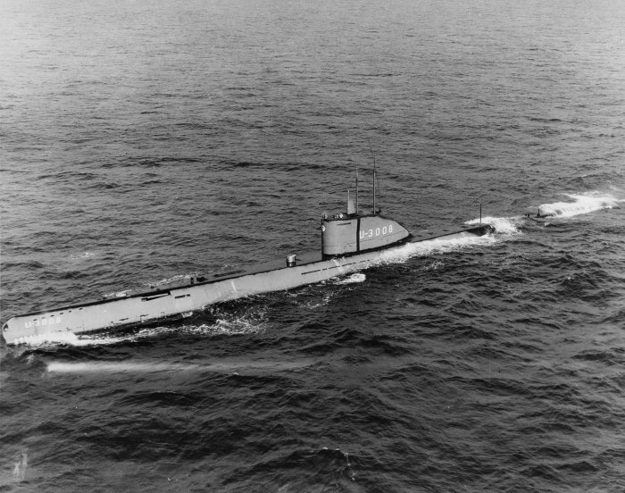 German Submarine u-3008