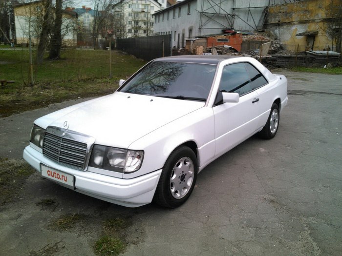 Мерседес w124 белый