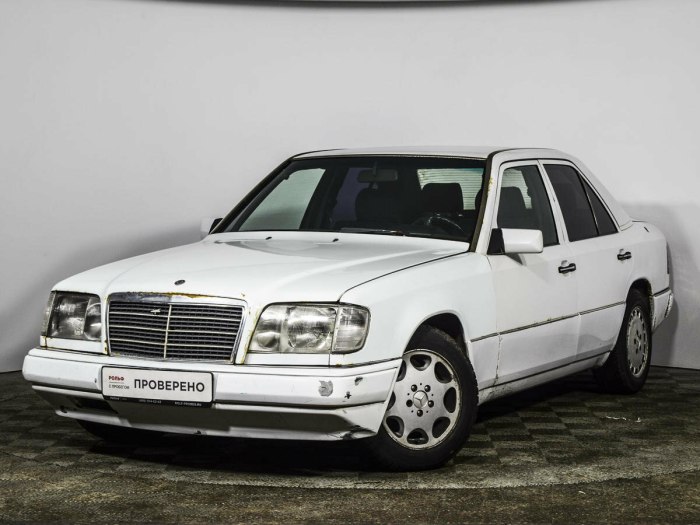 Мерседес w124 белый