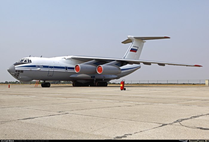 Aircraft Type(il76) Ilyushin il-76md