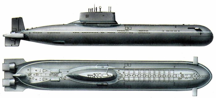 Подводная лодка акула проект 941