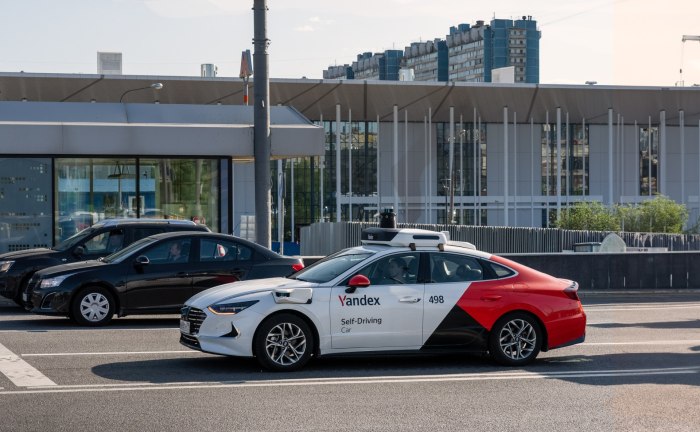 Беспилотные автомобили в Москве
