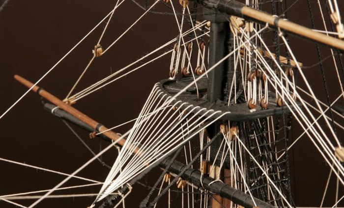 HMS Victory model ванты