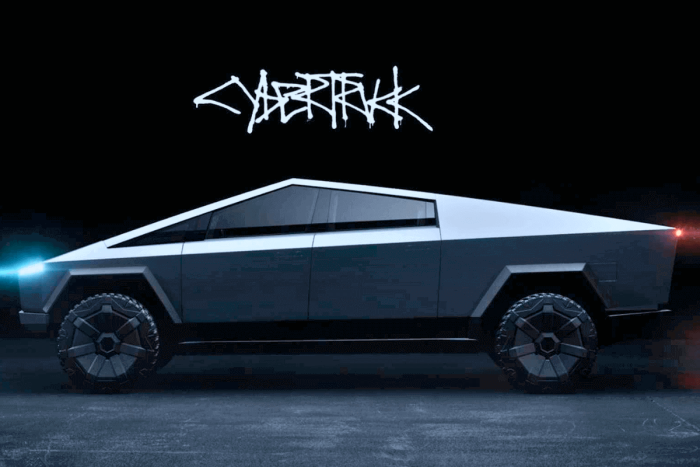 Машина Tesla Cyber Truck