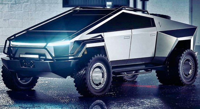 Машина Tesla Cyber Truck